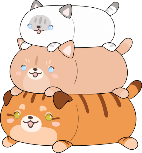 Sunkitten Cats Plush (9in)