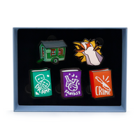 Tiny Bookshop Pin Set