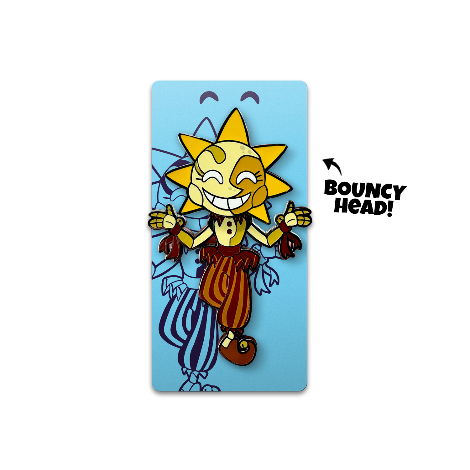 Sun Bobble Pin – Youtooz Collectibles Sun Bobble Pin – Youtooz Collectibles