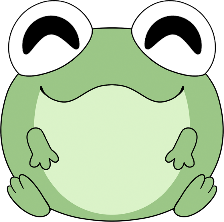 Hug Me Sitting Frog Plush Green