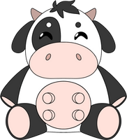 Mr. Cow Plush (1ft)