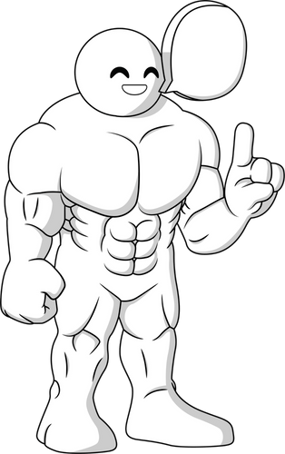 Concept of Shen Comix One Push Up Guy