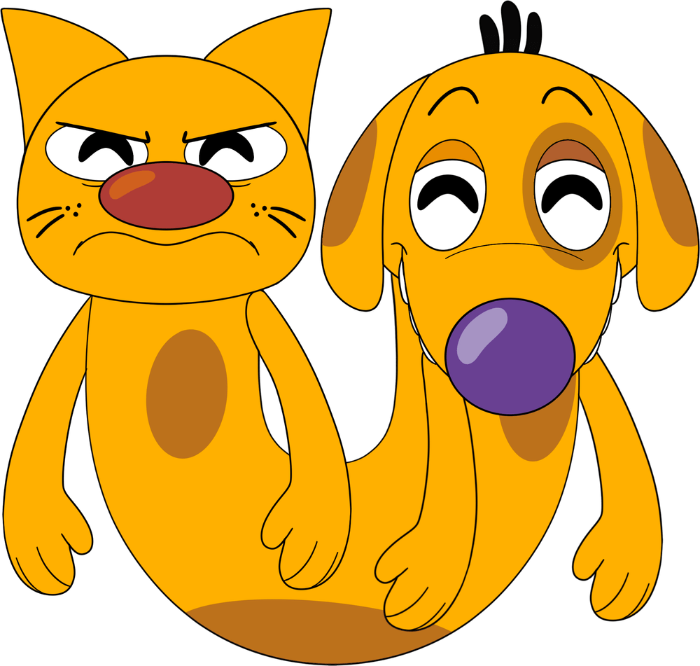 Cat Dog Plush Toy Catdog 