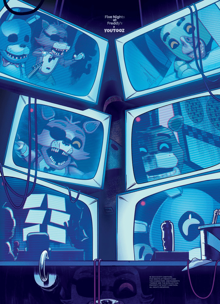 Five Nights At Freddy's Game 1 Print