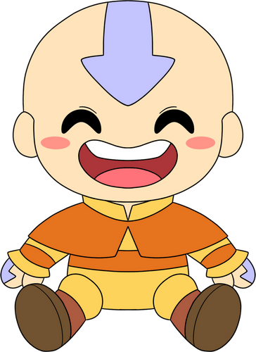 Concept of Aang Plush (9in)