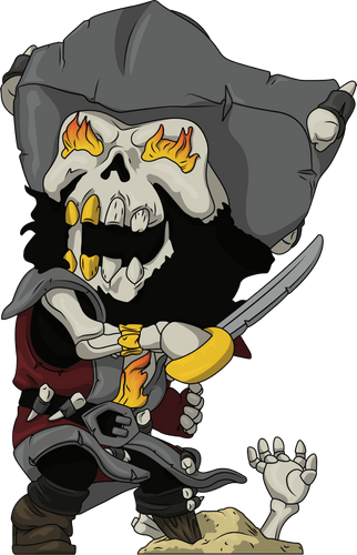 Concept of Captain Flameheart