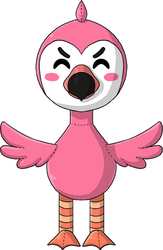 Concept of Flamingo Plush (6 inch)