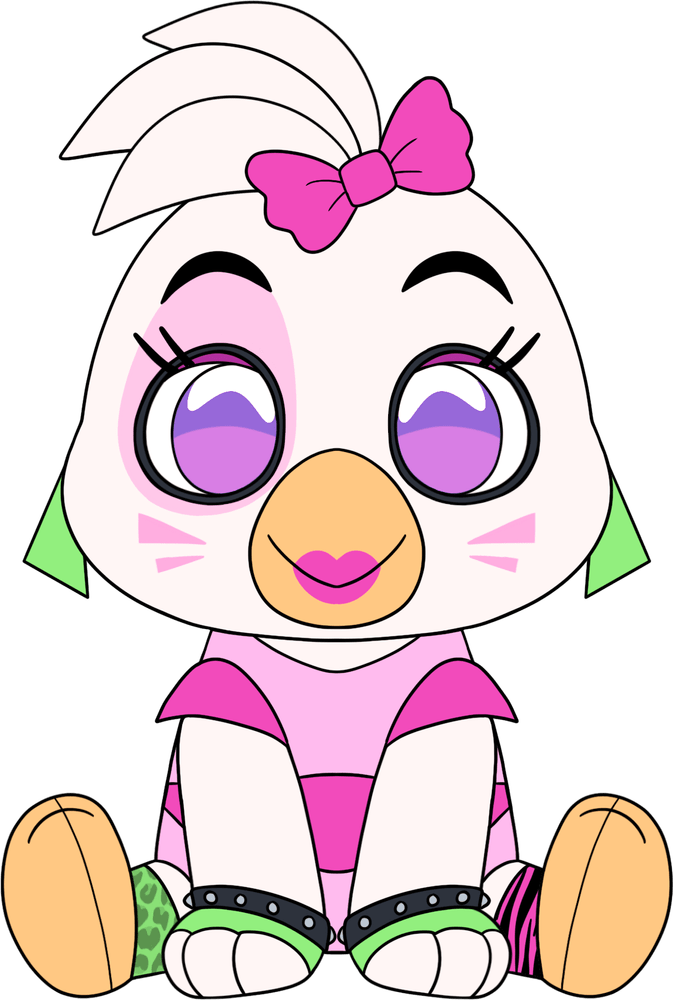 Glamrock Chica Sit Plush (9in) Youtooz Collectibles Glamrock Chica Sit Plush (9in) Youtooz Collectibles