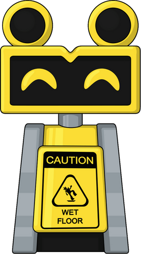 Concept of Wet Floor Bot