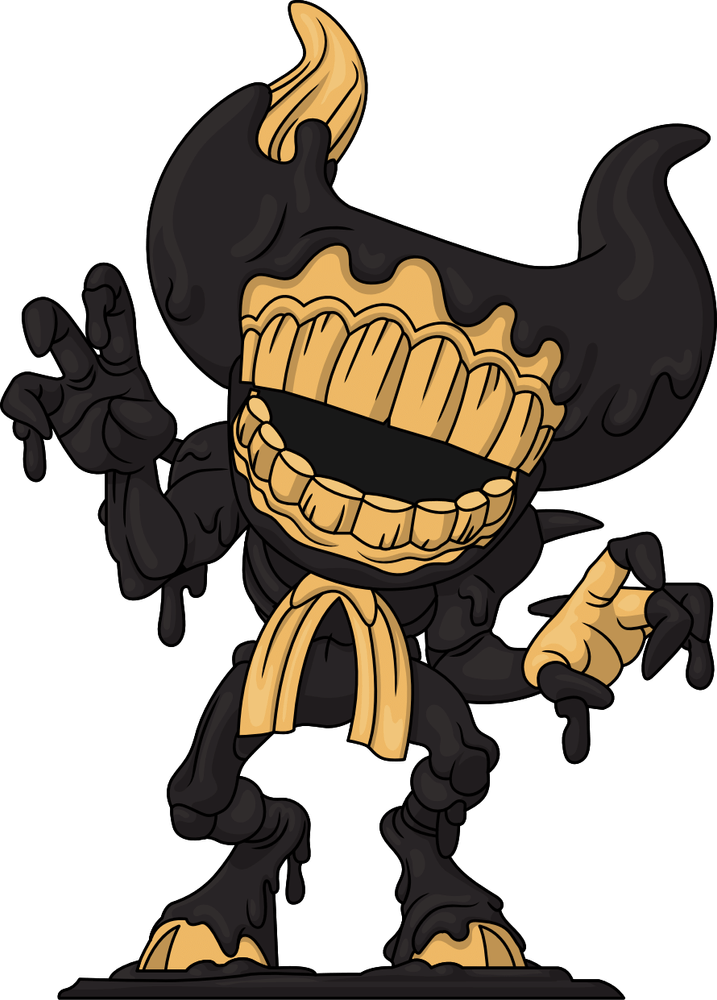 How To Draw Ink Demon From Bendy And The Ink Machine