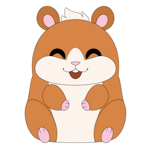 Concept of Jamie the Hamster Plush (9IN)