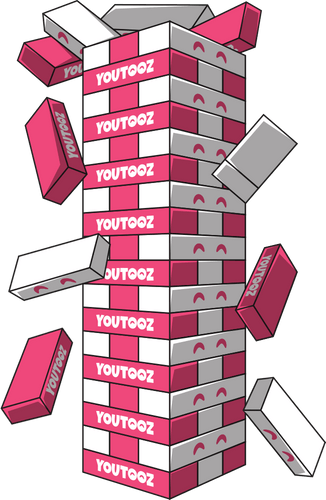 Concept of Jenga x Youtooz