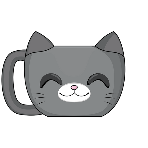 Concept of Tuxedo Cat Mug