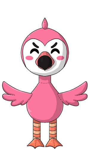 Concept of Flamingo Plush (1ft)