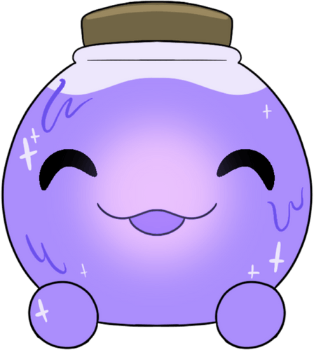 Concept of Potion Slimecicle Stickie (6in)