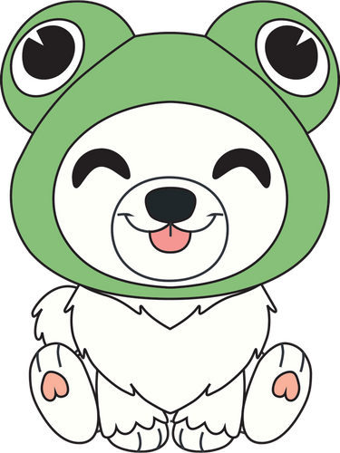 Concept of Shiro Froggy Plush (6in)