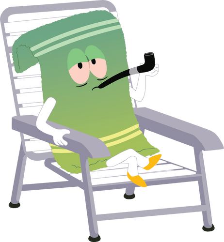 Concept of St. Patrick's Day Towelie