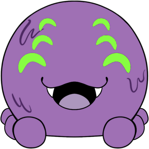 Concept of Spider Slimecicle Stickie (6in)