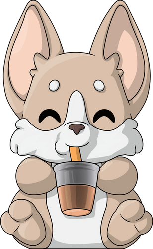 Concept of Tori the Corgi