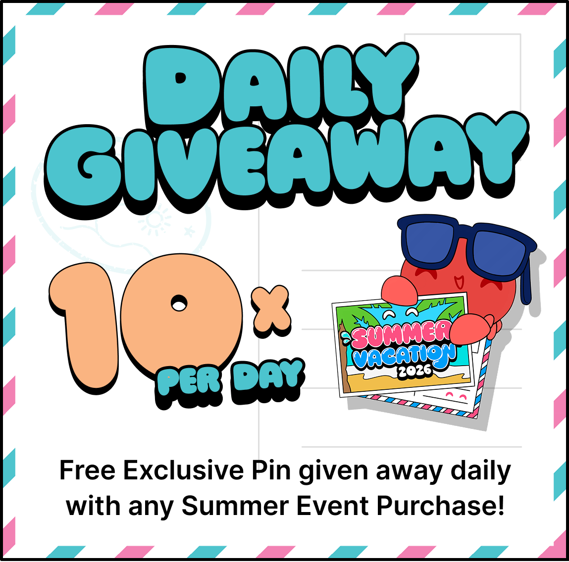 Exclusive Summer Pin - Only 300 Made